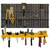 vidaXL Πλάτη Εργαλείων με 50 Γάντζους 500 x 1000 χιλ. Πολυπροπυλένιο