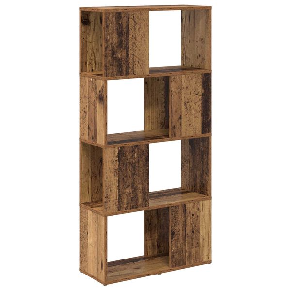 vidaXL Κέντρο ψυχαγωγίας Καφέ 60 x 24 x 124 εκ Επεξεργασμένο ξύλο