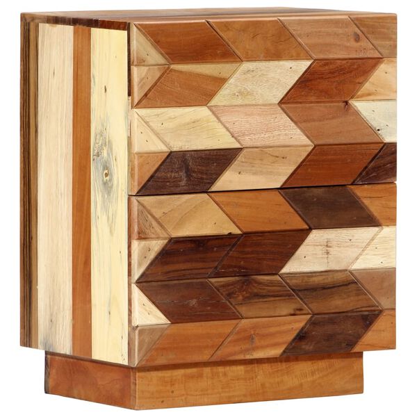 vidaXL Κομοδίνο 40 x 30 x 50 εκ. από Μασίφ Ανακυκλωμένο Ξύλο