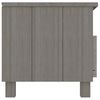 vidaXL Έπιπλο Τηλεόρασης HAMAR Αν. Γκρι 106x40x40εκ. Μασίφ Ξύλο Πεύκου