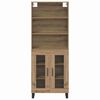 vidaXL Highboard Artisan Oak 69,5 x 34 x 180 &epsilon;&kappa;. &Epsilon;&pi;&epsilon;&xi;&epsilon;&rho;&gamma;&alpha;&sigma;&mu;έ&nu;&omicron; &xi;ύ&lambda;&omicron;