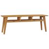 vidaXL Έπιπλο Τηλεόρασης 120 x 35 x 45 εκ. από Μασίφ Ξύλο Teak
