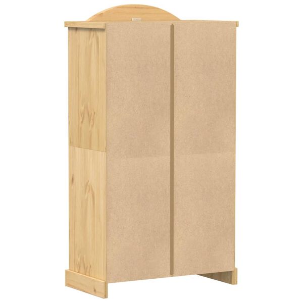 vidaXL Ντουλάπα Corona 102x52x186 εκ. από Μασίφ Ξύλο Πεύκου