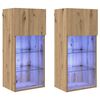 vidaXL &Tau;&omicron;ί&chi;&omicron;&upsilon; &nu;&tau;&omicron;&upsilon;&lambda;ά&pi;&epsilon;&sigmaf; &tau;&eta;&lambda;&epsilon;ό&rho;&alpha;&sigma;&eta;&sigmaf; 2 pcs Artisan Oak 40,5 x 30 x 90 &epsilon;&kappa;