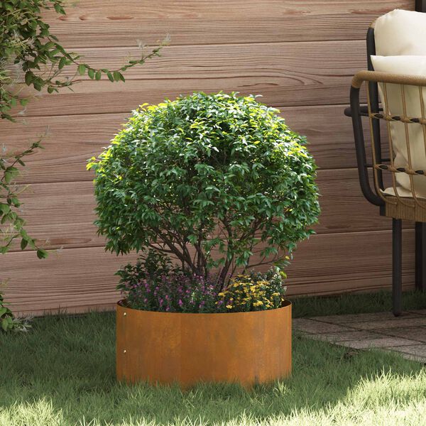 vidaXL Ζαρντινιέρες κήπου 5 pcs Καφέ 40 x 40 x 20 cm Ατσάλι corten
