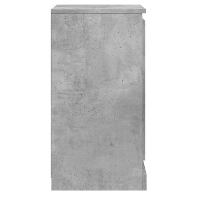 vidaXL Ντουλάπια 2 τεμ. Γκρι Σκυροδέματος 37,5x35,5x67,5 εκ. Επ. Ξύλο