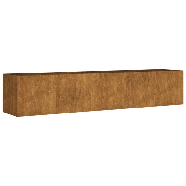 vidaXL Ζαρντινιέρα 200 x 40 x 40 εκ. από Ατσάλι Σκληρυθέν στον Αέρα