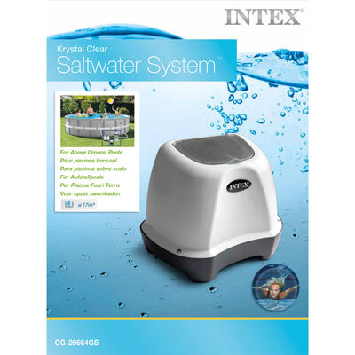 Intex Σύστημα Καθαρισμού Πισίνας με Αλατόνερο Krystal Clear 12 V