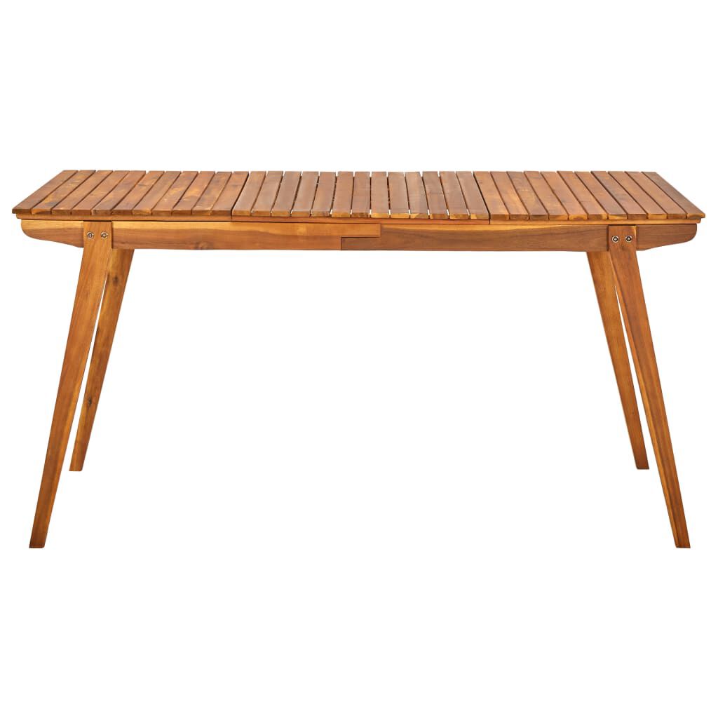 vidaXL Τραπέζι Κήπου 150 x 90 x 75 εκ. Μασίφ Ξύλο Ακακίας