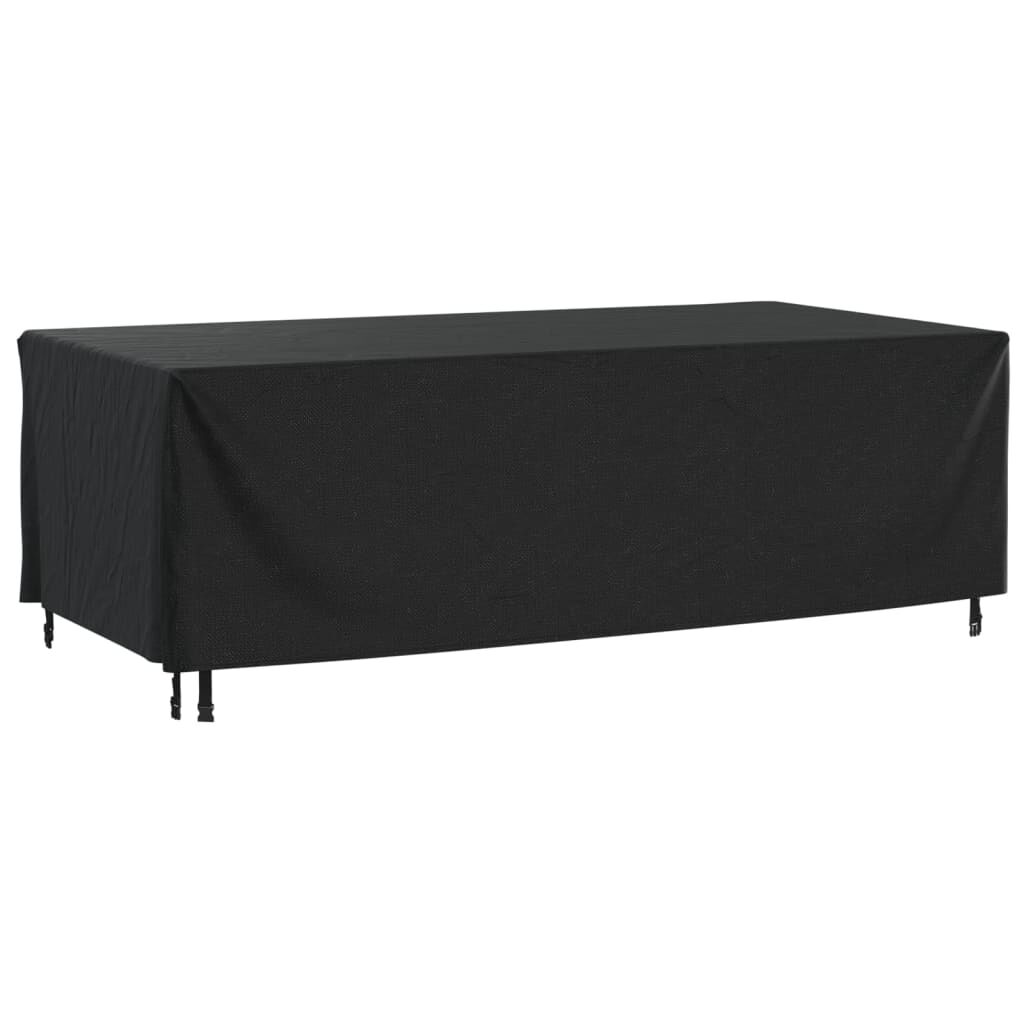 vidaXL Κάλυμμα Επίπλων Κήπου Αδιάβροχο Μαύρο 229x113x73 εκ. 420D