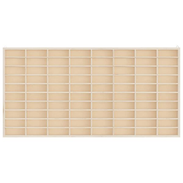 vidaXL Ξύλινη Βιτρίνα Συλλεκτών με 80 Θέσεις 80x4,5x40,5 εκ.