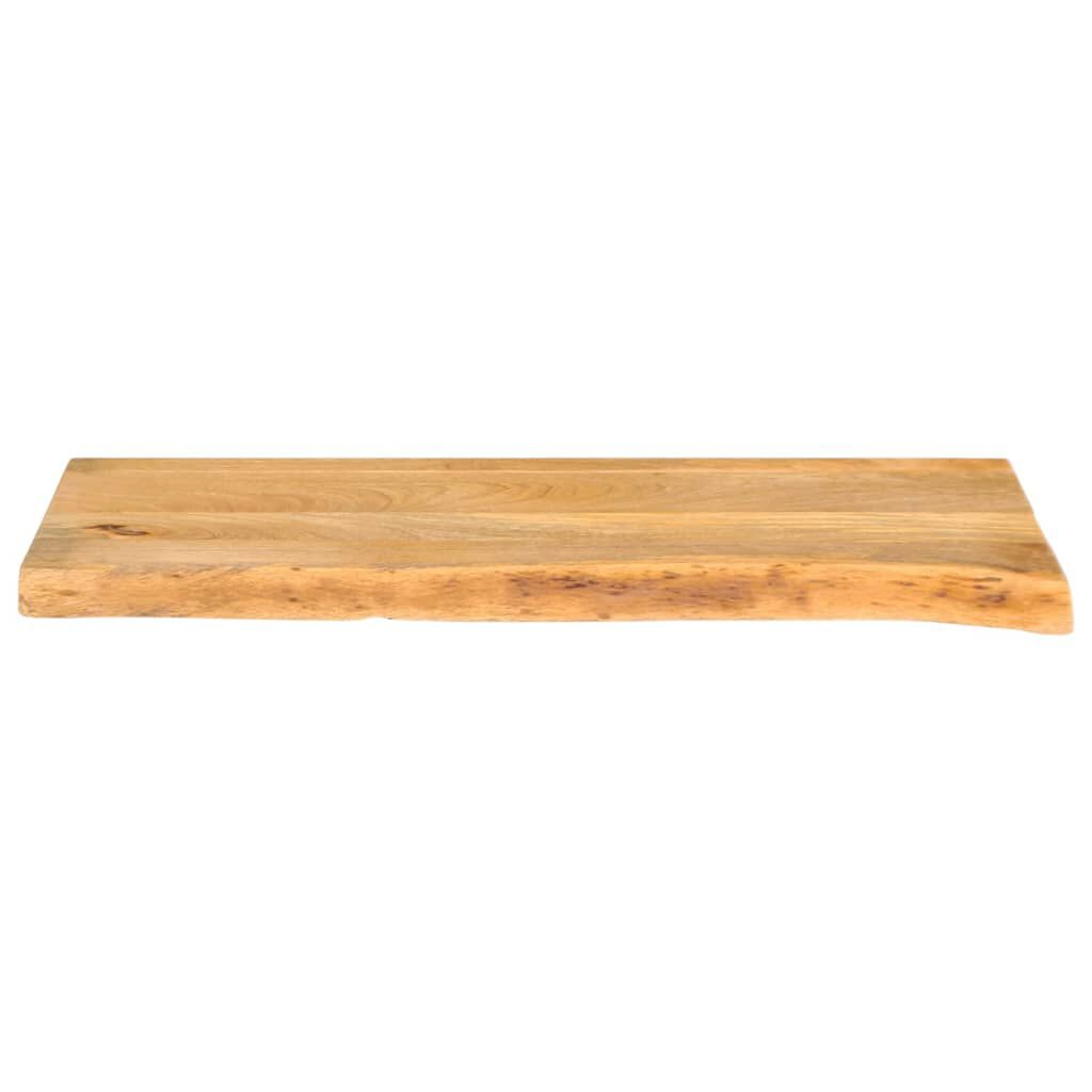 vidaXL Επιφάνεια Τραπεζιού 70x20x3,8 εκ. Live Edge Μασίφ Ξύλο Μάνγκο
