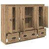 vidaXL Highboard &mu;&epsilon; &sigma;&upsilon;&rho;&tau;ά&rho;&iota; 3 pcs Artisan Oak &Epsilon;&pi;&epsilon;&xi;&epsilon;&rho;&gamma;&alpha;&sigma;&mu;έ&nu;&omicron; &xi;ύ&lambda;&omicron;