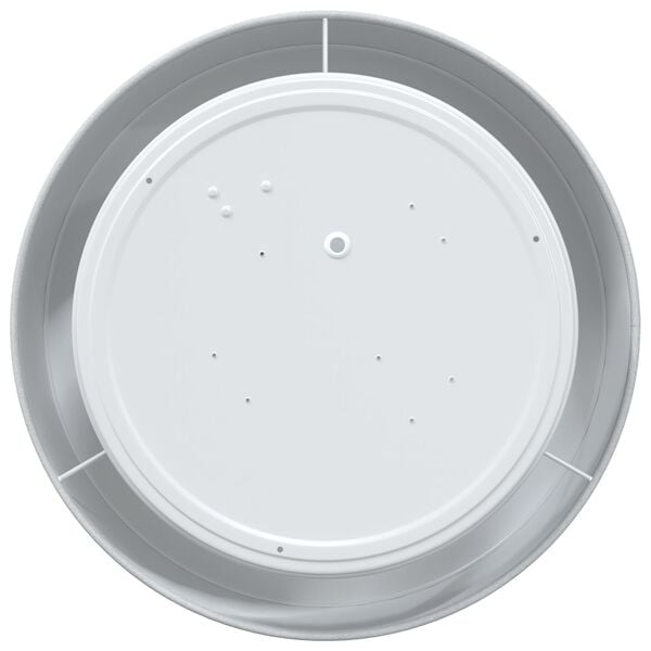 vidaXL Λάμπα Οροφής Γκρι 30 x 13.5 εκ. ύφασμα