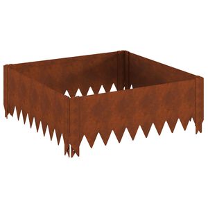vidaXL &Pi;&epsilon;&rho;ί&gamma;&rho;&alpha;&mu;&mu;&alpha; &gamma;&kappa;&alpha;&zeta;ό&nu; 60 x 60 x 20 &epsilon;&kappa; &Alpha;&tau;&sigma;ά&lambda;&iota; &Sigma;&kappa; rusty