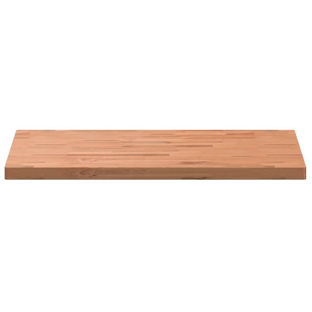 vidaXL Επιφάνεια Τραπεζιού Ορθογώνια 100x60x4 εκ. Μασίφ Ξύλο Οξιάς