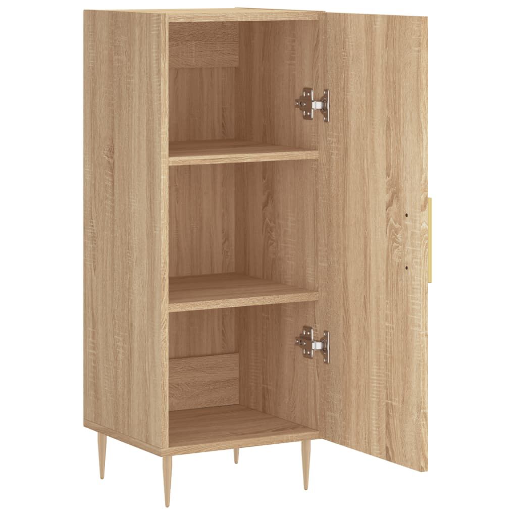 vidaXL Ντουλάπι Sonoma Δρυς 34,5x34x90 εκ. από Επεξεργασμένο Ξύλο