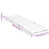 vidaXL Μαξιλάρι Ξαπλώστρας Taupe 200 x 70 x 3εκ. από Ύφασμα Oxford