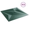 vidaXL &Pi;ά&nu;&epsilon;&lambda; &tau;&omicron;ί&chi;&omicron;&upsilon; 12 pcs &Alpha;&sigma;&tau;έ&rho;&iota; &Pi;&rho;ά&sigma;&iota;&nu;&omicron; 50 x 50 cm &Phi;&epsilon;&lambda;&iota;&zeta;ό&lambda; XPS