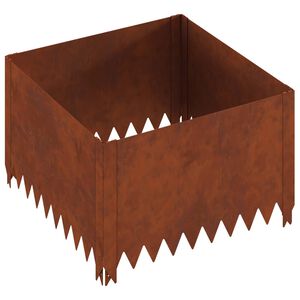vidaXL &Pi;&epsilon;&rho;ί&gamma;&rho;&alpha;&mu;&mu;&alpha; &gamma;&kappa;&alpha;&zeta;ό&nu; 60 x 60 x 35 cm &Alpha;&tau;&sigma;ά&lambda;&iota; &Sigma;&kappa; rusty