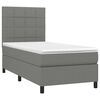 vidaXL &Kappa;&rho;&epsilon;&beta;ά&tau;&iota; Boxspring &mu;&epsilon; &Sigma;&tau;&rho;ώ&mu;&alpha; & LED &Sigma;&kappa;.&Gamma;&kappa;&rho;&iota; 80x200 &epsilon;&kappa;. &Upsilon;&phi;&alpha;&sigma;&mu;ά&tau;&iota;&nu;&omicron;