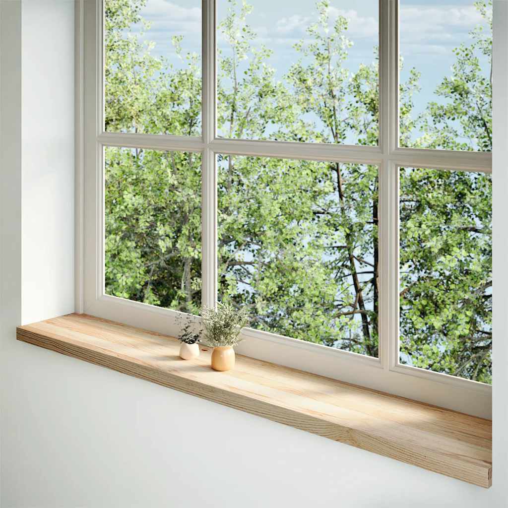 vidaXL Περβάζια παραθύρων 2 τεμ. 160x30x2 εκ. Ακατέργαστο Μασίφ Δρυός