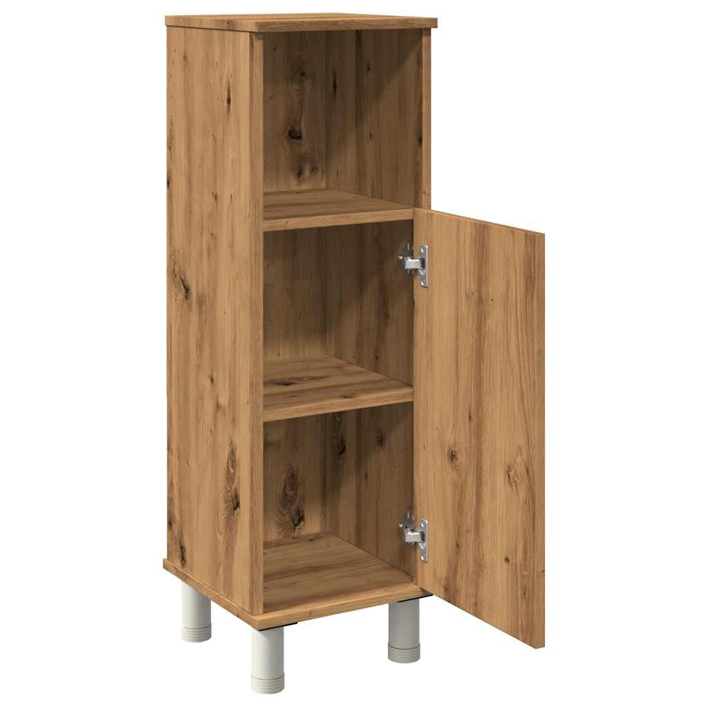 vidaXL Ντουλάπι Μπάνιου Τεχνίτης Δρυς 30x30x95 εκ. Επεξεργασμένο Ξύλο