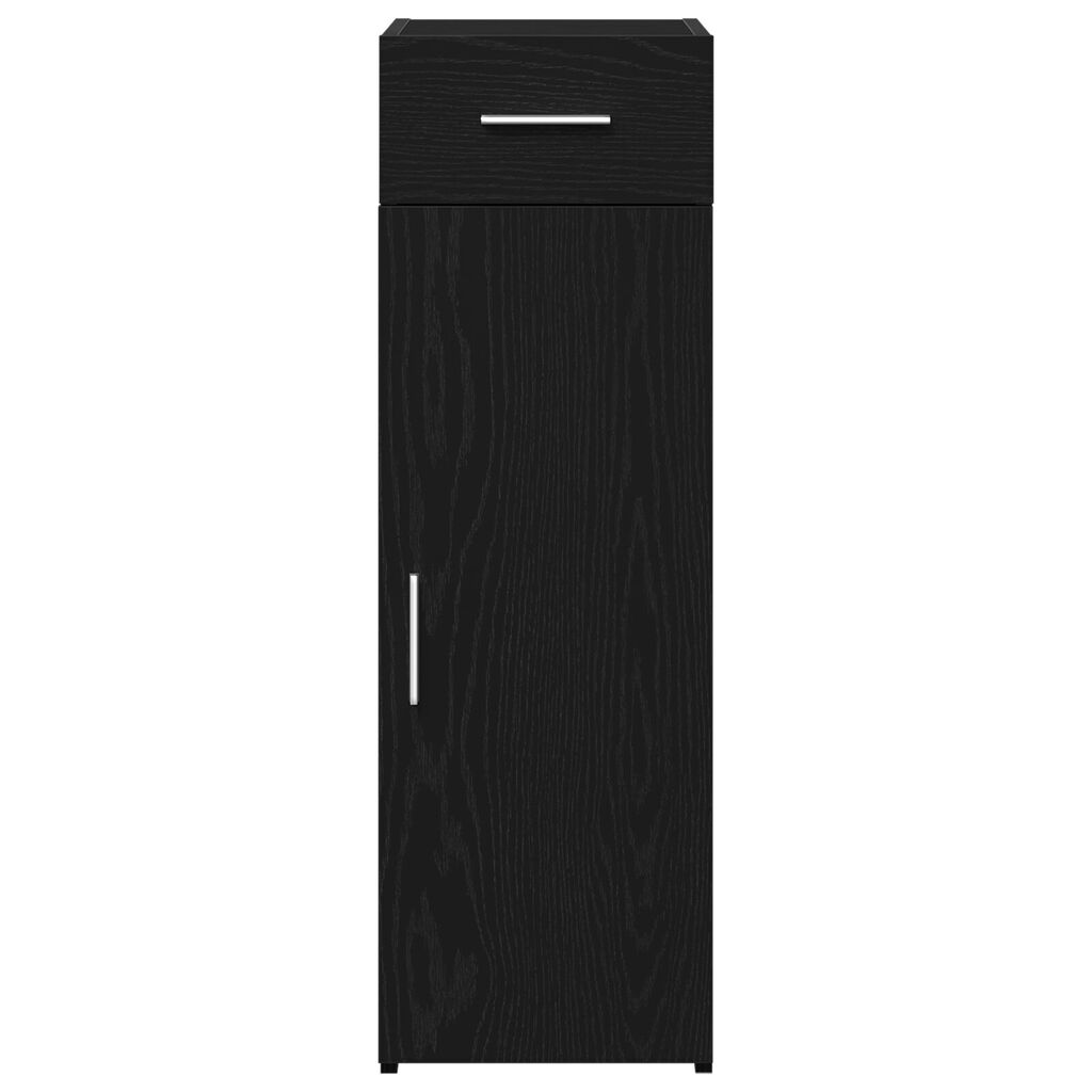 vidaXL Μπουφές Μαύρης Δρυός 30x42,5x93 εκ. Κατασκευασμένο από Ξύλο