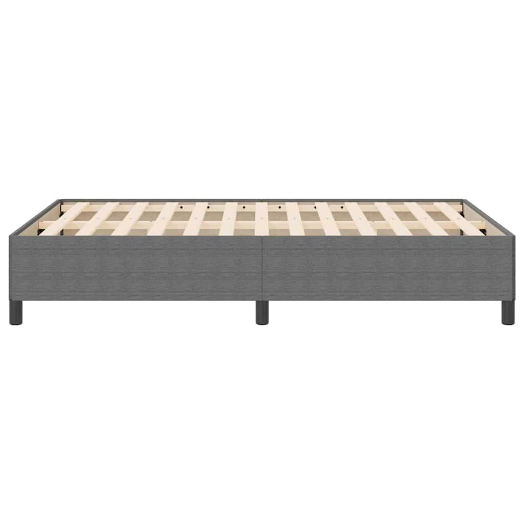 vidaXL Σκελετός Κρεβατιού Ανοιχτό γκρι 160 x 200 cm Βελούδο