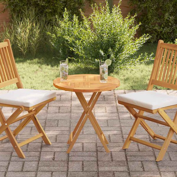 vidaXL &Epsilon;&pi;&iota;&phi;ά&nu;&epsilon;&iota;&alpha; &Tau;&rho;&alpha;&pi;&epsilon;&zeta;&iota;&omicron;ύ &Sigma;&tau;&rho;&omicron;&gamma;&gamma;&upsilon;&lambda;ή 2,5 &epsilon;&kappa;. 60 &epsilon;&kappa;. &Mu;&alpha;&sigma;ί&phi; &Xi;ύ&lambda;&omicron; Teak