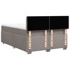 vidaXL &Kappa;&rho;&epsilon;&beta;ά&tau;&iota; Boxspring &mu;&epsilon; &Sigma;&tau;&rho;ώ&mu;&alpha; Taupe 160x200 &epsilon;&kappa;. &Upsilon;&phi;&alpha;&sigma;&mu;ά&tau;&iota;&nu;&omicron;