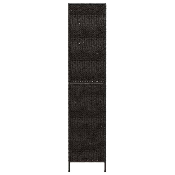 vidaXL Διαχωριστικό Δωματίου με 3 Πάνελ Μαύρο 122x180εκ. Υάκινθο Νερού