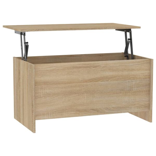 vidaXL Τραπεζάκι Σαλονιού Sonoma Δρυς 102x55,5x52,5 εκ. Επεξεργ. Ξύλο