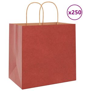 vidaXL &Chi;ά&rho;&tau;&iota;&nu;&epsilon;&sigmaf; &sigma;&alpha;&kappa;&omicron;ύ&lambda;&epsilon;&sigmaf; 250 &tau;&epsilon;&mu;ά&chi;&iota;&alpha; &mu;&epsilon; &chi;&epsilon;&rho;&omicron;ύ&lambda;&iota;&alpha; &Kappa;ό&kappa;&kappa;&iota;&nu;&omicron; 26x17x25 &epsilon;&kappa;.