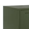 vidaXL Ντουλάπι Πράσινο Λαδί 100,5x39x107 εκ. από Ατσάλι