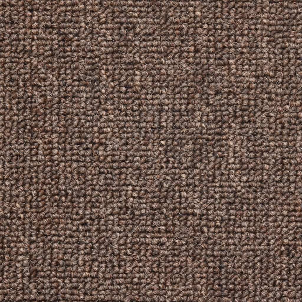 vidaXL Πατάκια για σκάλες 30 τεμάχια Καφέ καφέ 56x17x3 cm
