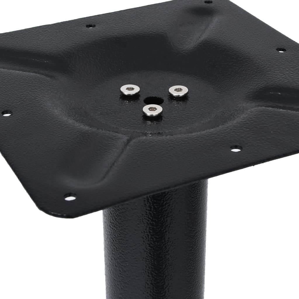 vidaXL Πόδι τραπεζιού μπιστρό μαύρο Ø43x72 cm Χυτοσίδηρος