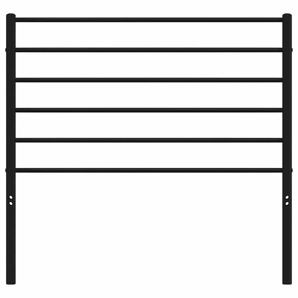 vidaXL Κεφαλάρι Μαύρο 90 εκ. Μεταλλικό