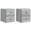 vidaXL &Tau;&omicron;ί&chi;&omicron;&upsilon; &Kappa;&rho;&epsilon;&mu;&alpha;&sigma;&tau;ό &Kappa;&omicron;&mu;&omicron;&delta;ί&nu;&omicron; 2 &tau;&mu;&chi;. &Gamma;&kappa;&rho;&iota; Sonoma 34,5 x 33 x 40 &epsilon;&kappa;