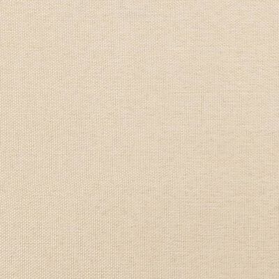 vidaXL Κεφαλάρι με Πτερύγια Κρεμ 103x16x118/128 εκ. Υφασμάτινο