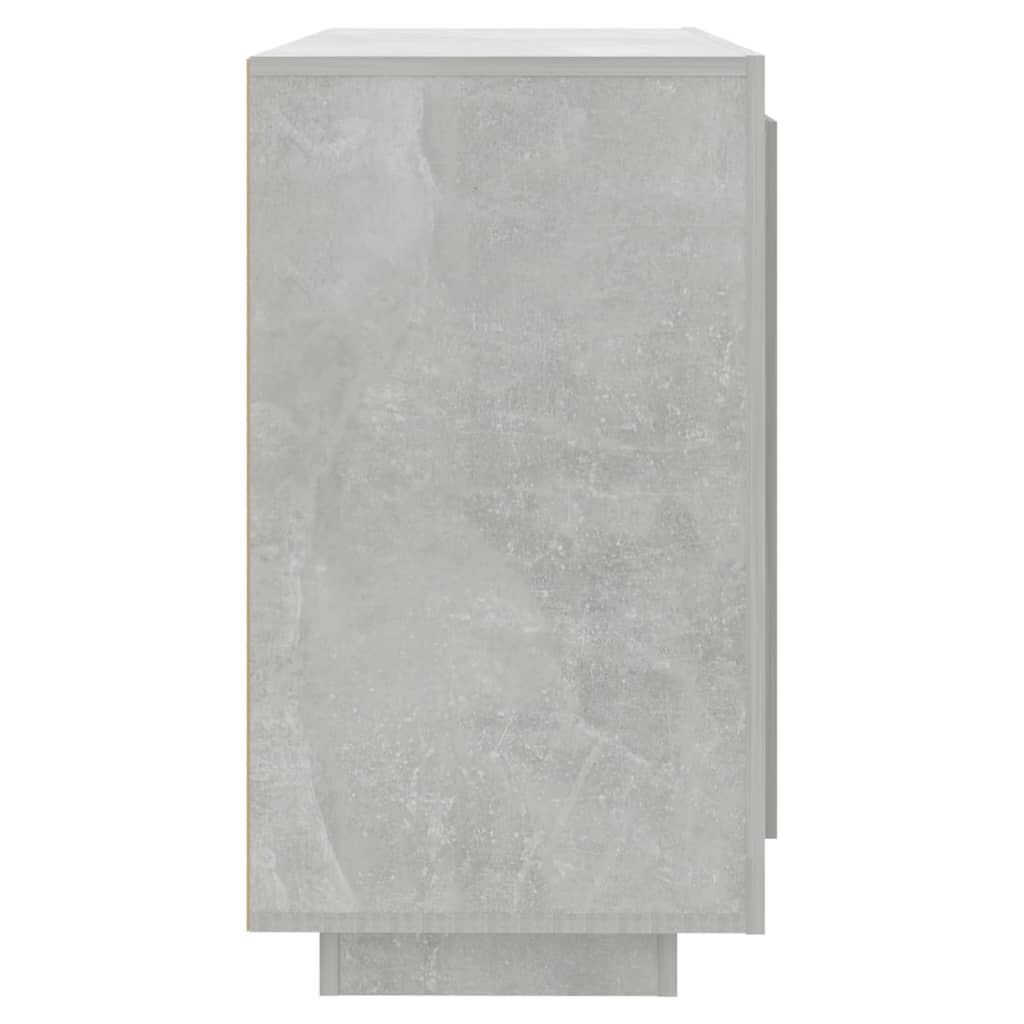 vidaXL Ντουλάπι Γκρι Σκυροδέματος 80x40x75 εκ. Επεξεργασμένο Ξύλο