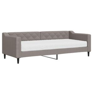 vidaXL &Kappa;&alpha;&nu;&alpha;&pi;έ&sigmaf; &Kappa;&rho;&epsilon;&beta;ά&tau;&iota; &mu;&epsilon; &Sigma;&tau;&rho;ώ&mu;&alpha; Taupe 80 x 200 &epsilon;&kappa;. &Upsilon;&phi;&alpha;&sigma;&mu;ά&tau;&iota;&nu;&omicron;