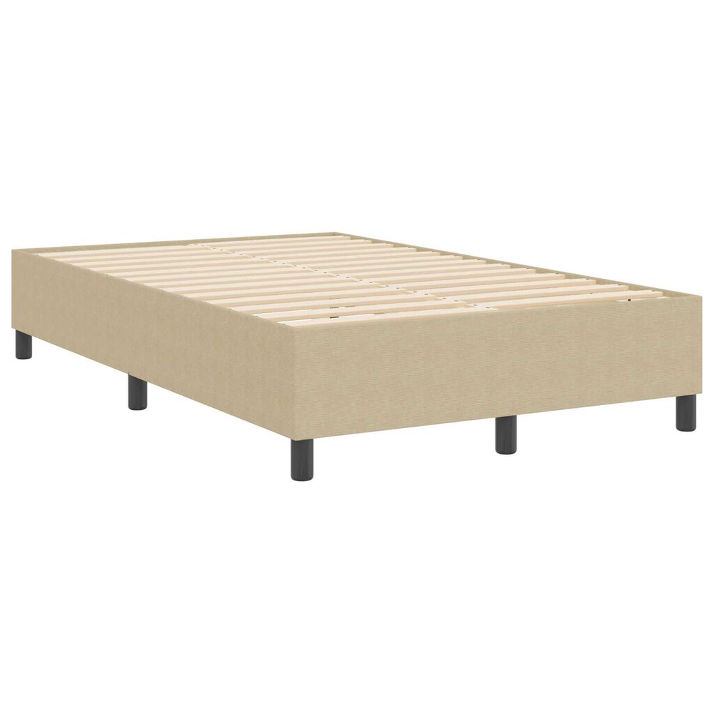vidaXL Κρεβάτι με ελατήρια Γκρι Πράσινο 120 x 190 cm Βελούδο
