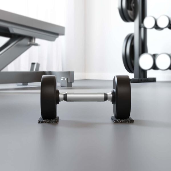 vidaXL Ρόλος από καουτσούκ Μαύρο Λάστιχο