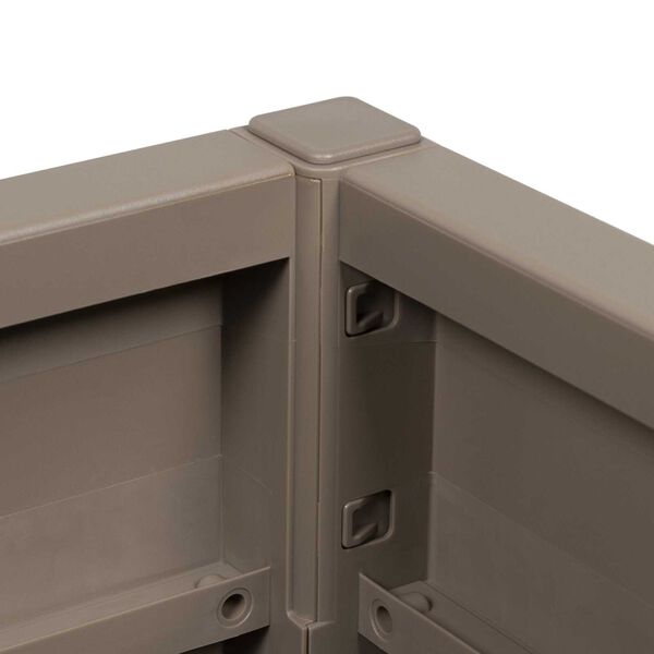 vidaXL Γλάστρα Κήπου Καφέ 36x36x35 εκ PP