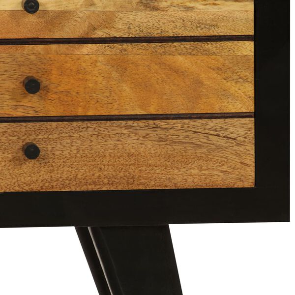 vidaXL Έπιπλο Τηλεόρασης 120 x 30 x 50 εκ. από Μασίφ Ξύλο Μάνγκο
