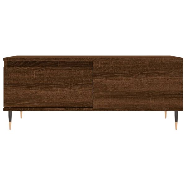 vidaXL Τραπεζάκι Σαλονιού Καφέ Δρυς 90x50x36,5 εκ. Επεξεργασμ. Ξύλο