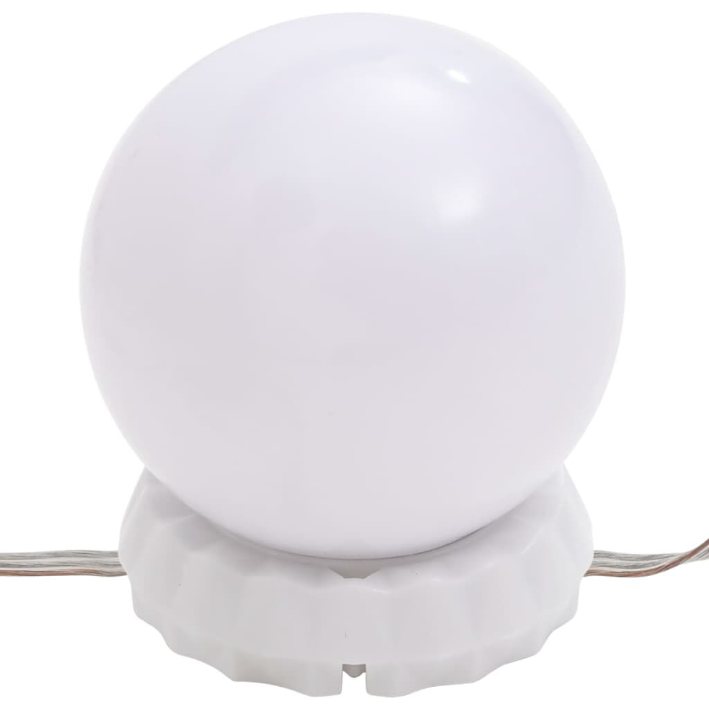 vidaXL Μπουντουάρ με LED Γκρι Σκυροδέματος 96x40x142 εκ.