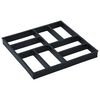 vidaXL Καλούπια για Μονοπάτι Κήπου 2 τεμ. 40 x 40 x 4 εκ. Πλαστικά