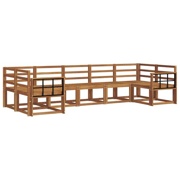 vidaXL &Sigma;&epsilon;&iota;&rho;ά &Kappa;&alpha;&nu;&alpha;&pi;έ &Epsilon;&xi;&omega;&tau;&epsilon;&rho;&iota;&kappa;&omicron;ύ 7 pcs &Phi;&upsilon;&sigma;&iota;&kappa;ό &Sigma;&tau;&epsilon;&rho;&epsilon;ό &Xi;ύ&lambda;&omicron; &Alpha;&kappa;&alpha;&kappa;ί&alpha;&sigmaf;